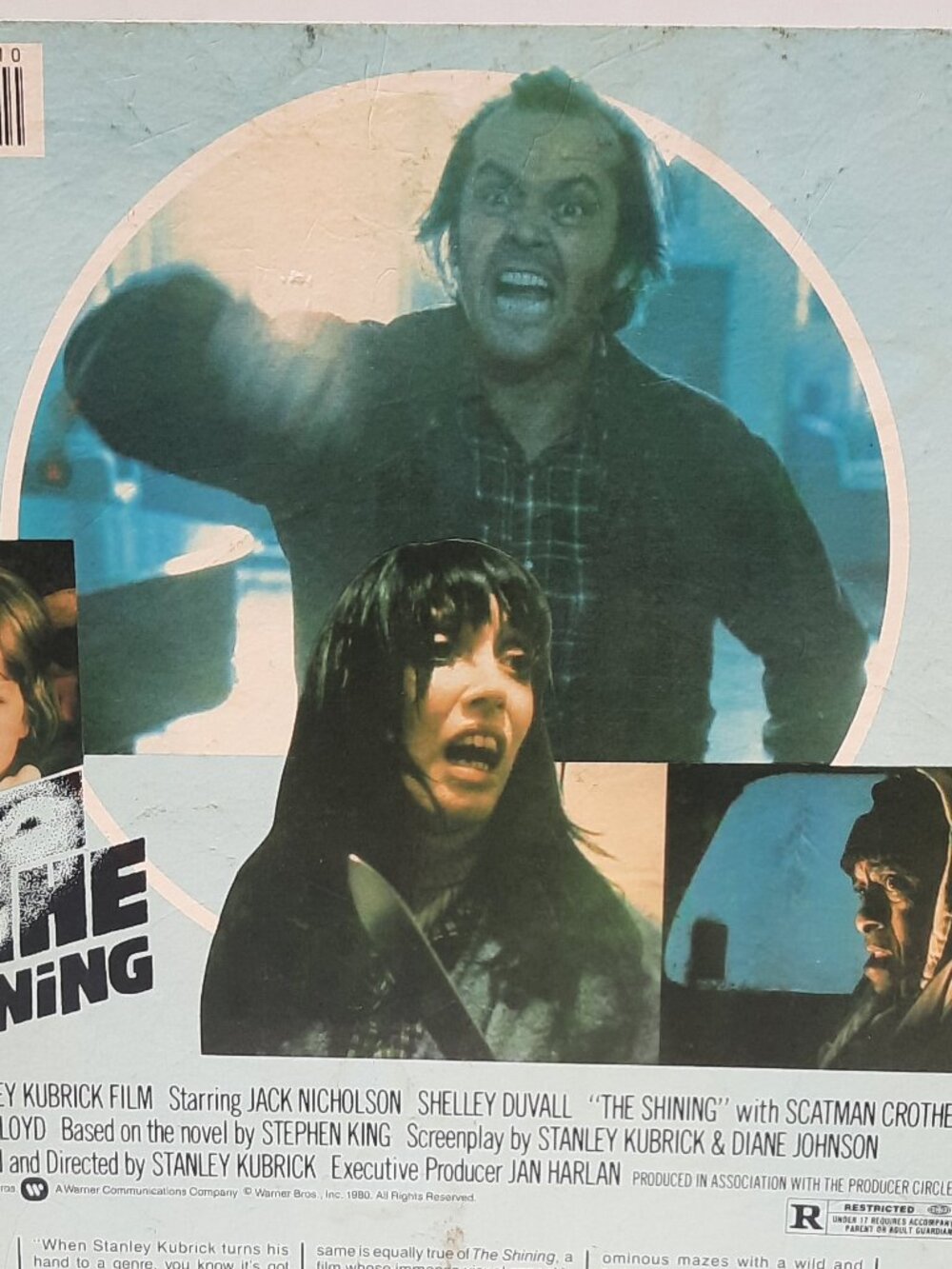 The Shining (Warner Bros, 1980) RCA CED VideoDisc Part 1 & Part 2, Rare, HTF - Picture 3 of 5